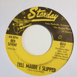 Red Sovine Tell Maude I Slipped / Not Like It Was With You USED VINYL 7INCH