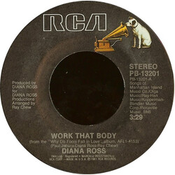Diana Ross Work That Body VINYL 7" USED