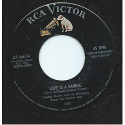 Freddy Martin And His Orchestra Love Is A Gamble / One Finger Piano USED VINYL 7INCH 45 RPM