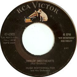 Hugo Winterhalter's Orchestra And Chorus Swingin' Sweethearts USED VINYL 7INCH 45 RPM