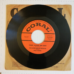 Dick Jacobs Orchestra Tommy, Richard And Harry USED VINYL 7INCH 45 RPM