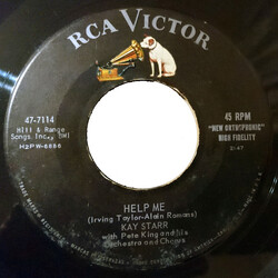 Kay Starr Help Me / The Last Song And Dance USED VINYL 7INCH 45 RPM