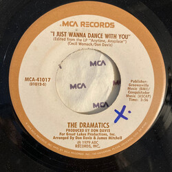 The Dramatics I Just Wanna Dance With You USED VINYL 7INCH 45 RPM