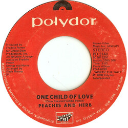 Peaches & Herb One Child Of Love USED VINYL 7INCH 45 RPM