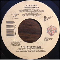 Al B. Sure! / Slick Rick If I'm Not Your Lover USED VINYL 7INCH 45 RPM