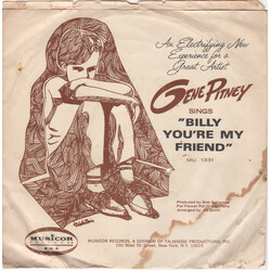Gene Pitney Billy You're My Friend USED VINYL 7INCH 45 RPM