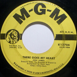 Joni James There Goes My Heart / Funny USED VINYL 7INCH 45 RPM