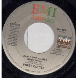 First Circle Can't Find A Love USED VINYL 7INCH 45 RPM