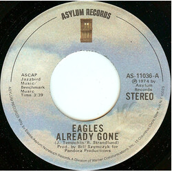 Eagles Already Gone USED VINYL 7INCH 45 RPM