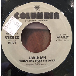 Janis Ian When The Party's Over USED VINYL 7INCH 45 RPM