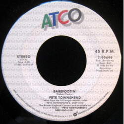 Pete Townshend Barefootin' USED VINYL 7INCH 45 RPM