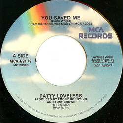 Patty Loveless You Saved Me USED VINYL 7INCH 45 RPM SINGLE