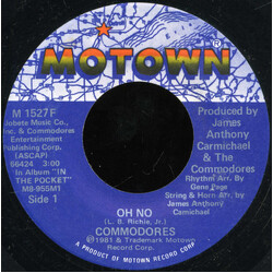 Commodores Oh No VINYL 7" USED