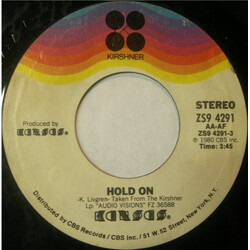 Kansas (2) Hold On / Don't Open Your Eyes USED VINYL 7INCH 45 RPM SINGLE STYRENE STEREO