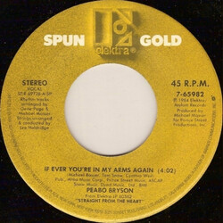 Peabo Bryson If Ever You're In My Arms Again / Take No Prisoners (In The Game Of Love) USED VINYL 7INCH 45 RPM