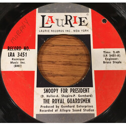 The Royal Guardsmen Snoopy For President / Down Behind The Lines USED VINYL 7INCH 45 RPM