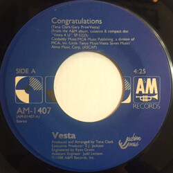 Vesta Williams Congratulations USED VINYL 7INCH 45 RPM