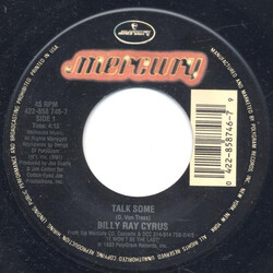 Billy Ray Cyrus Talk Some / Ain't Your Dog No More USED VINYL 7INCH 45 RPM