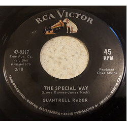 Quantrell Rader The Special Way / I Lose More Girls That Way USED VINYL 7INCH 45 RPM