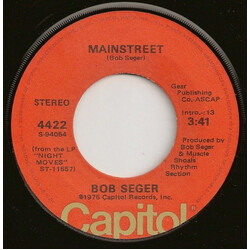 Bob Seger Mainstreet USED VINYL 7INCH 45 RPM