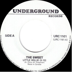 The Sweet / The Choir Little Willie / It's Cold Outside USED VINYL 7INCH 45 RPM