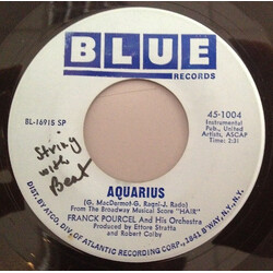 Franck Pourcel Et Son Grand Orchestre Aquarius / My Time Has Come USED VINYL 7INCH 45 RPM