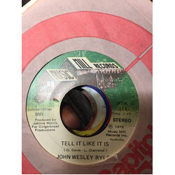 John Wesley Ryles Tell It Like It Is USED VINYL 7INCH 45 RPM