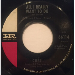 Cher All I Really Want To Do USED VINYL 7INCH 45 RPM