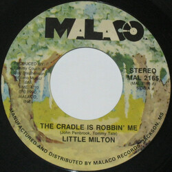 Little Milton The Cradle Is Robbin' Me USED VINYL 7INCH 45 RPM