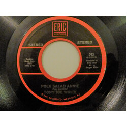 Tony Joe White / Jimmy Dean Polk Salad Annie / I.O.U. USED VINYL 7INCH 45 RPM SINGLE STYRENE STEREO