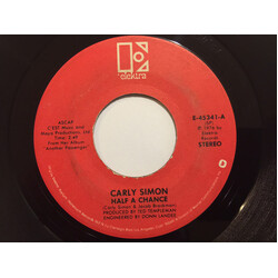 Carly Simon Half A Chance USED VINYL 7INCH 45 RPM