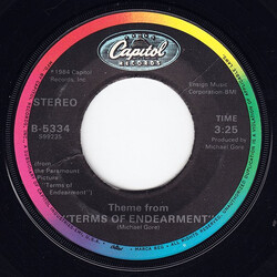 Michael Gore Theme From "Terms Of Endearment" / This Is My Moment (Garrett & Aurora's Love Theme) USED VINYL 7INCH 45 RPM