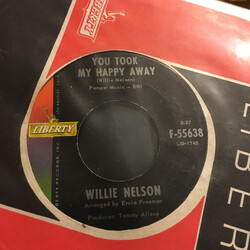 Willie Nelson You Took My Happy Away USED VINYL 7INCH 45 RPM