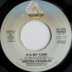 Aretha Franklin It's My Turn USED VINYL 7INCH 45 RPM