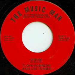 Floyd Robinson / Jesse Lee Turner Dream USED VINYL 7INCH 45 RPM