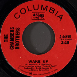 The Chambers Brothers Wake Up USED VINYL 7INCH 45 RPM