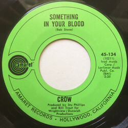 Crow (4) Something In Your Blood / Yellow Dawg USED VINYL 7INCH 45 RPM