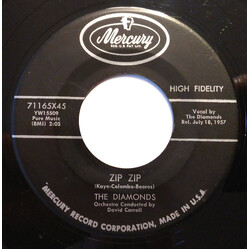 The Diamonds Zip Zip USED VINYL 7INCH 45 RPM