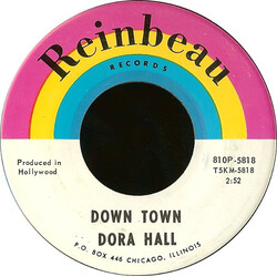 Dora Hall Down Town / Over & Over USED VINYL 7INCH 45 RPM