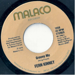 Fern Kinney Groove Me USED VINYL 7INCH 45 RPM STEREO