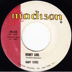 Gary Stites Honey Girl USED VINYL 7INCH 45 RPM