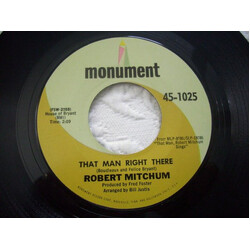 Robert Mitchum That Man Right There USED VINYL 7INCH 45 RPM SINGLE STYRENE