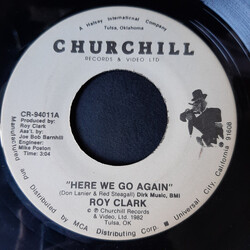 Roy Clark Here We Go Again USED VINYL 7INCH 45 RPM