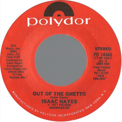 Isaac Hayes Out Of The Ghetto / It's Heaven To Me USED VINYL 7INCH 45 RPM STYRENE STEREO