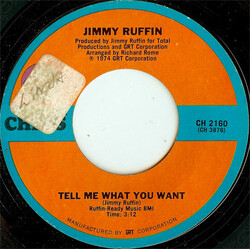 Jimmy Ruffin Tell Me What You Want USED VINYL 7INCH 45 RPM