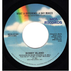 Bobby Bland What A Difference A Day Makes / Givin' Up The Streets For Love USED VINYL 7INCH 45 RPM
