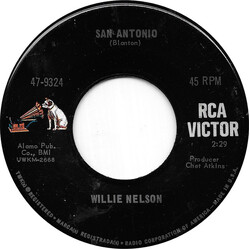 Willie Nelson San Antonio / To Make A Long Story Short (She's Gone) USED VINYL 7INCH 45 RPM
