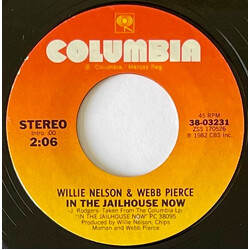 Willie Nelson / Webb Pierce In The Jailhouse Now / Back Street Affair USED VINYL 7INCH 45 RPM