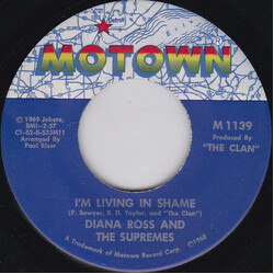 The Supremes I'm Living In Shame USED VINYL 7INCH 45 RPM