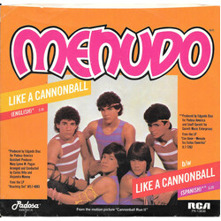 Menudo Like A Cannonball USED VINYL 7INCH 45 RPM